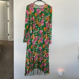 Bright retro floral ASOS dress